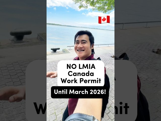 🇨🇦 NO LMIA Canada Work Permit