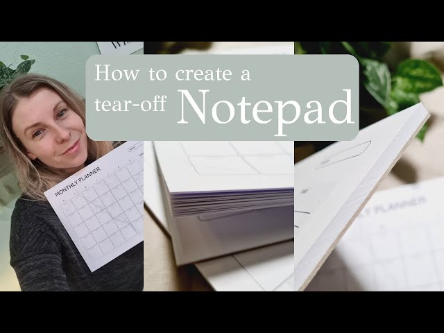 Tutorial | How to make a tear-off notepad