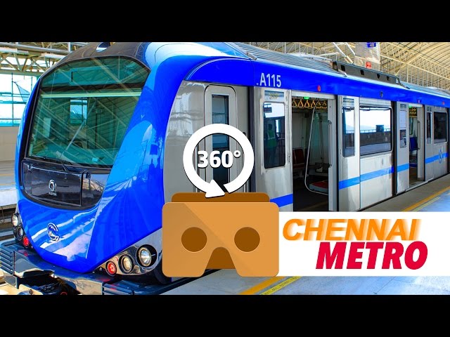 First Look-Chennai Underground Metro Train #YT360Day|Vikatan 360º