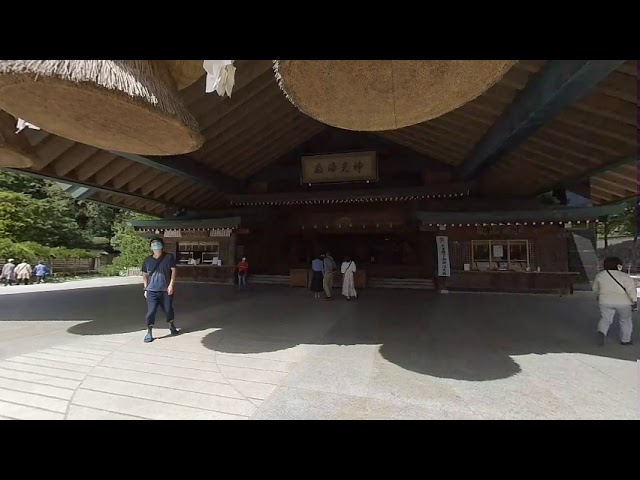 3D VR180動画 出雲大社にお参り 日本一の大しめ縄　3D movie Visit Izumo Taisha, Shimane , Japan The largest rope in Japan