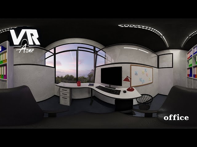 VR ASMR | The Office [Keyboard Sounds, Office Ambiance, Handwriting]