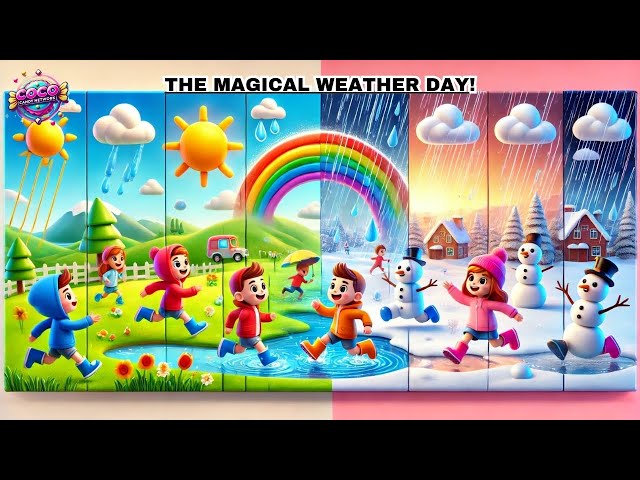 Weather Song for Kids | Fun & Educational Song About Sun, Rain, Snow & More!