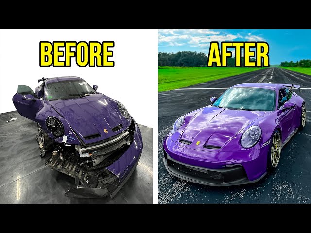 FULL BUILD - REBUILDING A CRASH DAMAGED PORSCHE 911 GT3