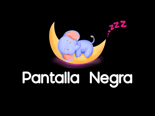 Música para Dormir Bebés Profundamente  😴 Pantalla Oscura 🌙  Pantalla Negra