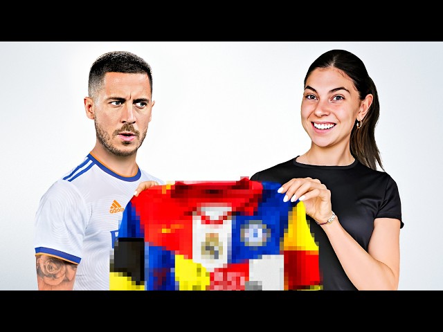 I Surprised Hazard With A Custom Football Shirt