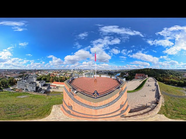 🇱🇹360°Vilnius, Lithuania: Gediminas Castle Tower 立陶宛 維爾紐斯 格迪米納斯塔 LNM Gedimino pilies bokštas