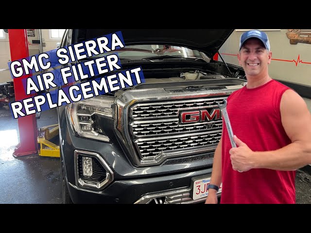 How To Replace 2019-2021 GMC Sierra Denali Air Filter 6.2 Engine