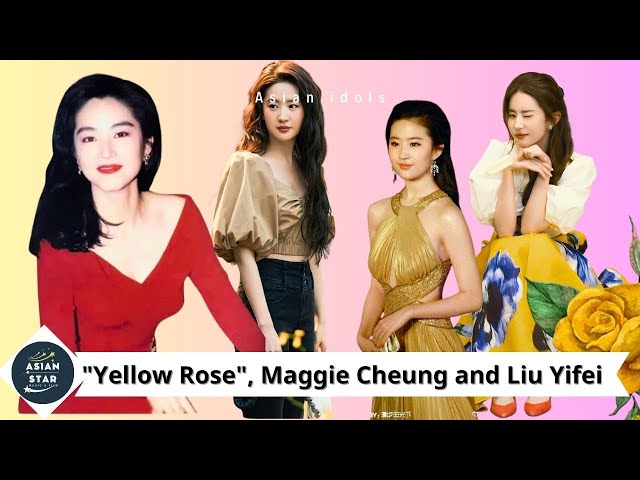 Both played "Yellow Rose", Maggie Cheung and Liu Yifei, one is naturally charming, the other is pure