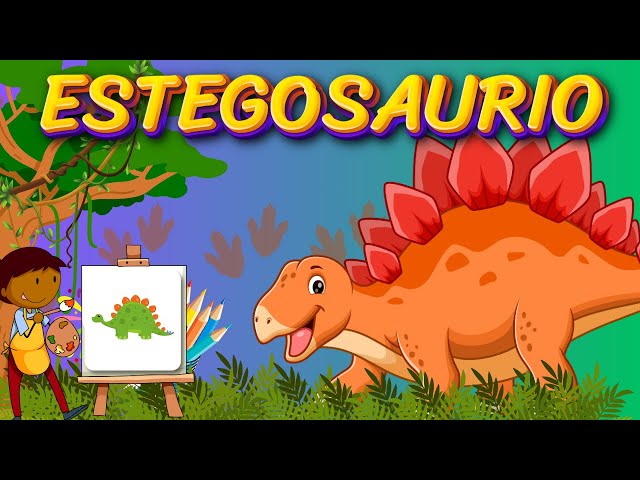 ESTEGOSAURIO| José pintando un dinosaurio