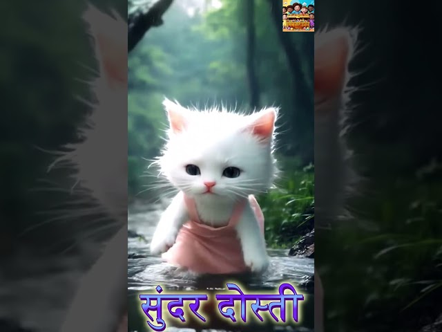 Unique Beautiful Friendship ||सुंदर दोस्ती|| #kahani #cartoon#short#shortvideo#trending#trends#cat