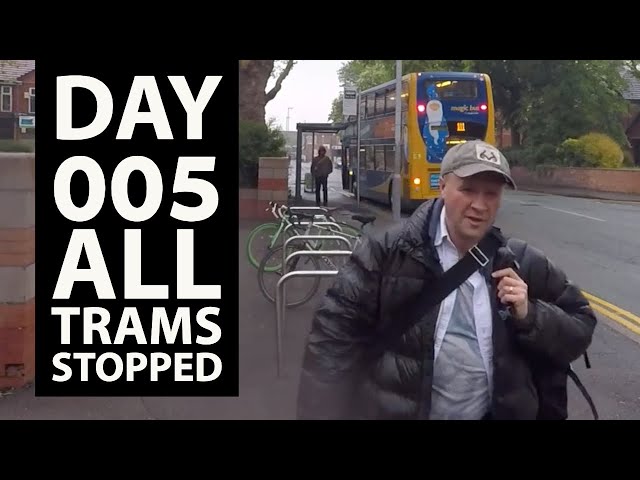 All the trams just stopped | DAY 005 #TightwadDad Vlog