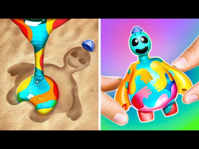 Doey the Doughman In The Sand 🌈 *Best Cardboard Crafts and Game Books*