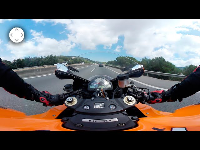 Súbete en una 🏍 Honda CBR 1000 Edición MotoGP 🏍 en Vídeo 360 Realidad Virtual VR #Video360