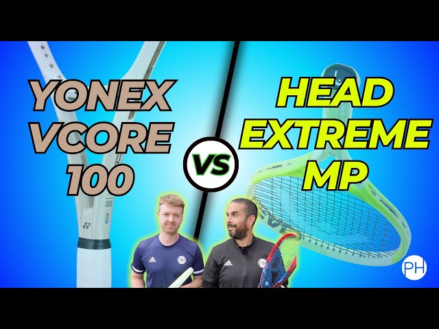 REVIEW: YONEX VCORE 100 v HEAD EXTREME MP | Tennis Racket Review | Tennis Review | PH Tennis