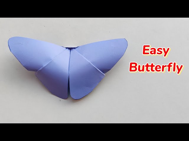 How to Make Origami Paper Butterfly | Easy Craft | DIY Crafts |Easy Origami Paper Butterflies Making