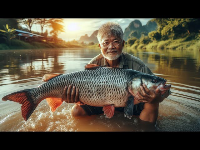 Enjoying Countryside Fishing with friends!! Check out!!- 수중 모험!! #adventure #다이빙기술 #어업