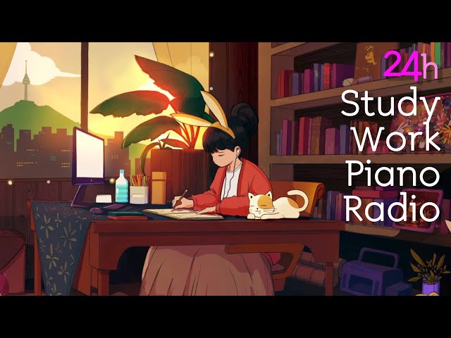 공부 할 때 듣기 좋은 피아노 BGM ⎮ cold water piano radio ☕️ ⎮ relax study to ⎮ stay with me