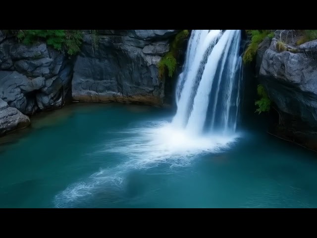 Soothing Piano Music, Waterfall & Bird Sounds for Sleep, Meditation, Spa & Yoga Dreamscape