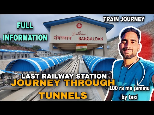 KASHMIR TRAIN JOURNEY FROM BANIHAL TO SANGALDAN | USBRL | Train Timetable | Fare