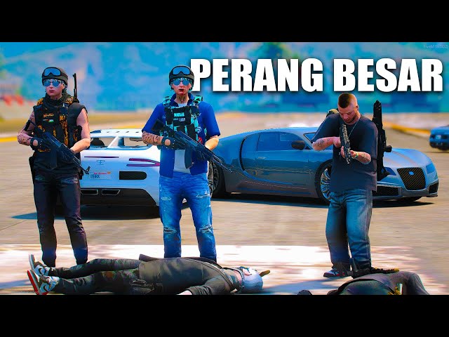 ANAK ANAK DOBRAK MELAKUKAN AKSI PERANG BESAR - GTA 5 ROLEPLAY