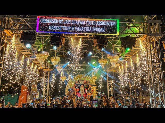 Hyderabad Durga Mata Aagman 2024 | Jai Bhavani Youth Association Devi Grand Aagman 2024