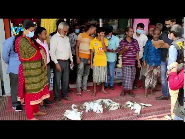 নবীগঞ্জ উপজেলার ঢাকা-সিলেট মহাসড়কের দেবপাড়া বাজারথেকে বিপুল পরিমাণ অতিথি পাখিসহ ৪