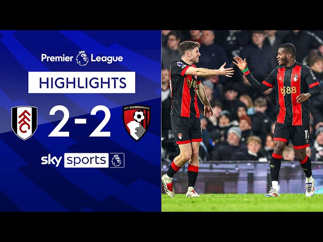 Ouattara rescues point for Cherries 🍒 | Fulham 2-2 Bournemouth | Premier League highlights