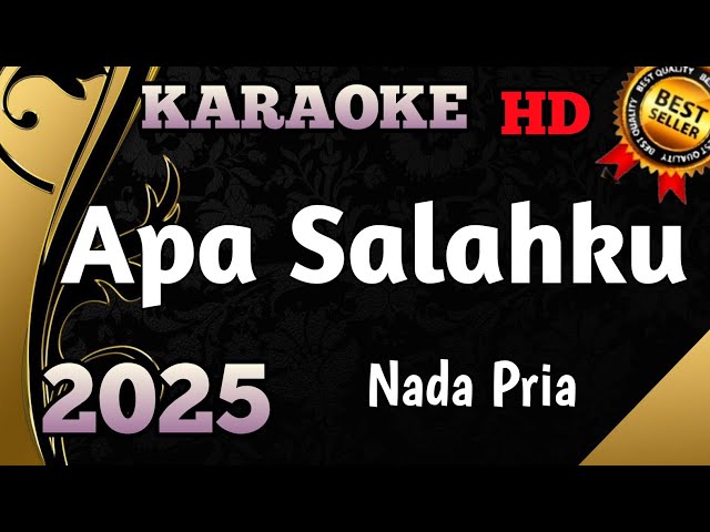 APA SALAHKU - Karaoke Pop Nada Pria Terbaru 2025 HD