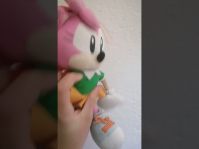 Amy chasing tails and sonic