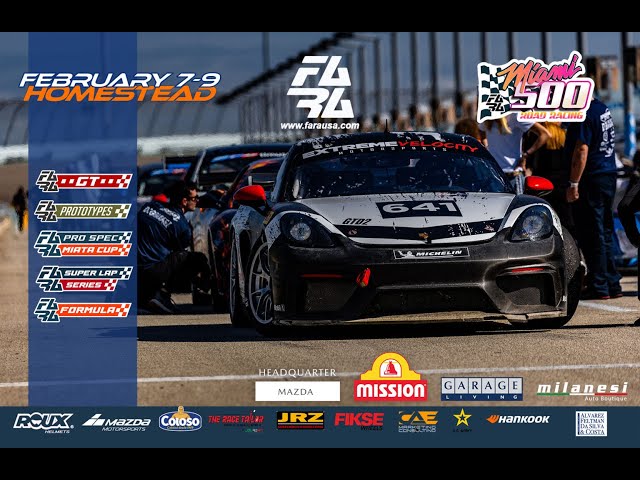 2025 FARA Miami 500 - Saturday Coverage LIVE