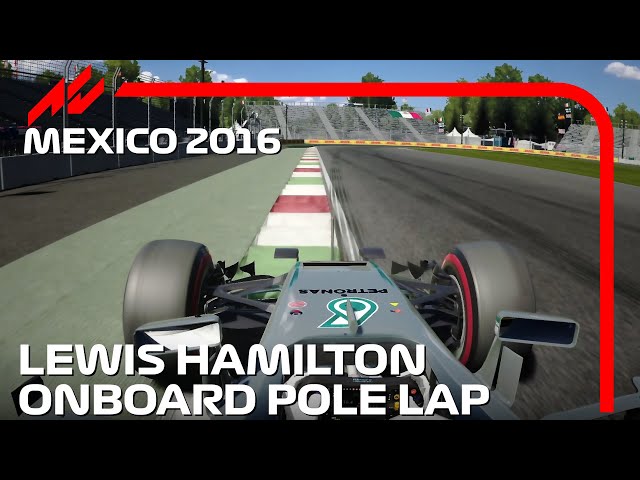 Lewis Hamilton's Pole Lap | 2016 Mexican Grand Prix | #assettocorsa