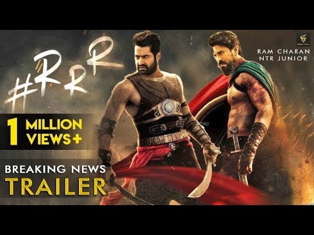 RRR MOVIE HINDI TRAILER RAM CHARAN AND NTR