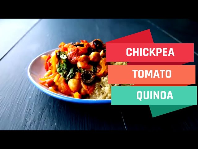 HOW TO COOK CHICKPEA AND TOMATO QUINOA | EASY CHICKPEAS RECIPE