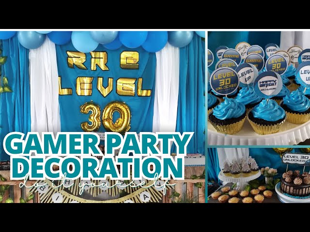 DIY GAMER BIRTHDAY THEME | Happy Birthday Bro! 30th BIRTHDAY IDEA FOR HIM