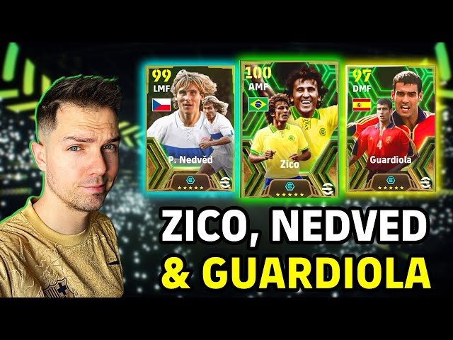 eFootball 2024 | ZICO, NEDVED & PEP EPIC BOOSTERS REVIEW & TRAINING GUIDE