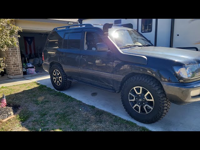 Fitting 35's on a stock 100 Series Land Cruiser