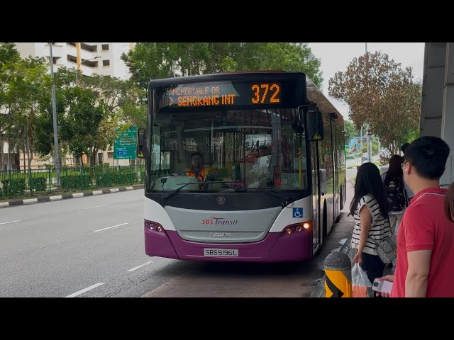 SBS Transit Bus Service 372 SBS5196L Scania K230UB (Euro V) (Batch 2)