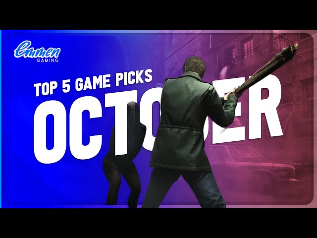 October Top 5 video game picks by the Emmen Team #gaming #gamereleases #newgames #upcominggames