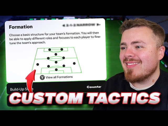 This Formation CAUSES CHAOS! 😍 EA FC 25 Meta Custom Tactics