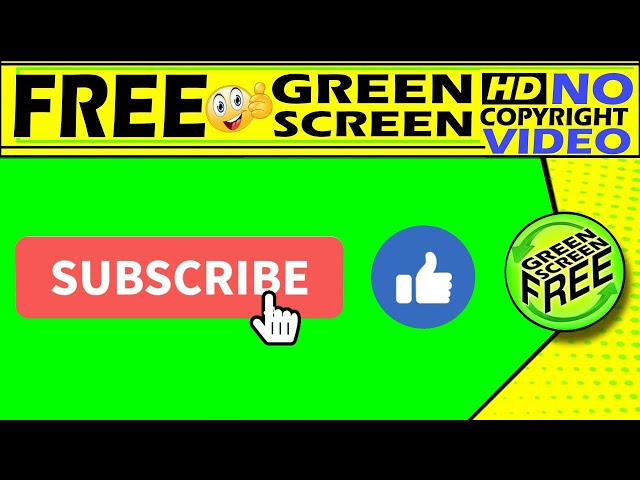 Subscribe button green screen NO copyright video #subscribebutton #greenscreen  #freegreenscreen