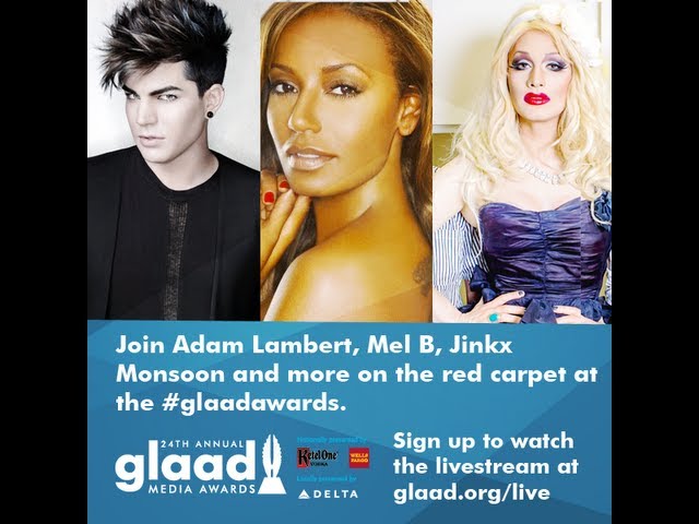 Watch the red carpet live at the #glaadawards in San Francisco