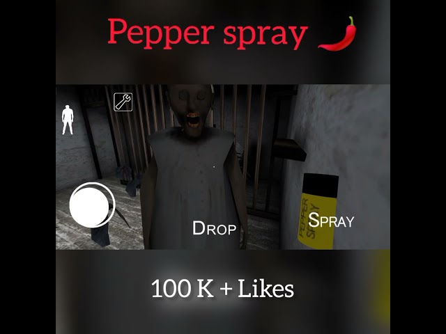 Pepper spray 🌶️ use in granny game| #shorts #youtubeshorts #shortsvideo #ytshorts #short #shortvideo