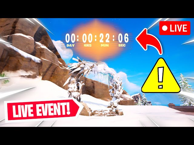 FORTNITE EVENT COUNTDOWN LIVE🔴 24/7 & In-game Event Right Now!