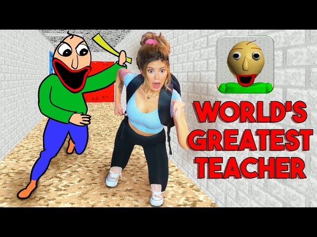 My New School Is DANGEROUS For Kids... Baldi's Basics FULL GAME