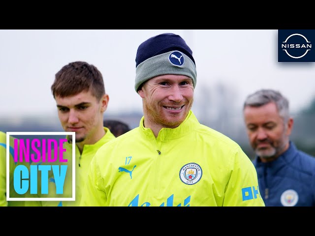 De Bruyne celebrates 400 appearances, Snowy Training and More! | INSIDE CITY 485