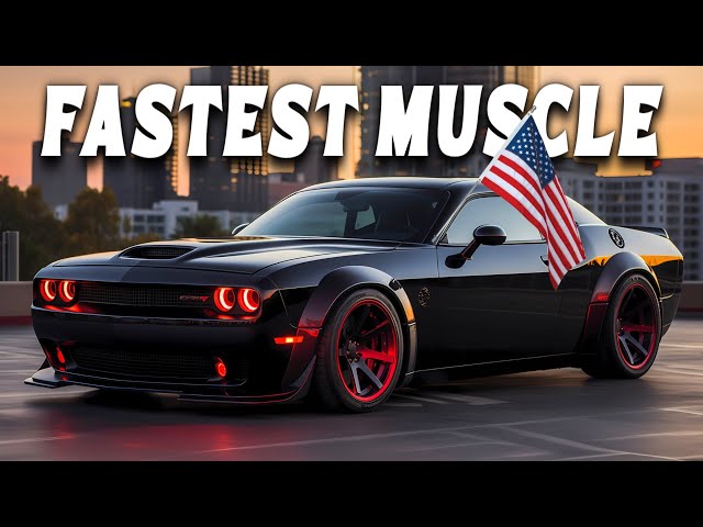 Top 10 Modern Muscle Cars with the Best Performance (insane speed)