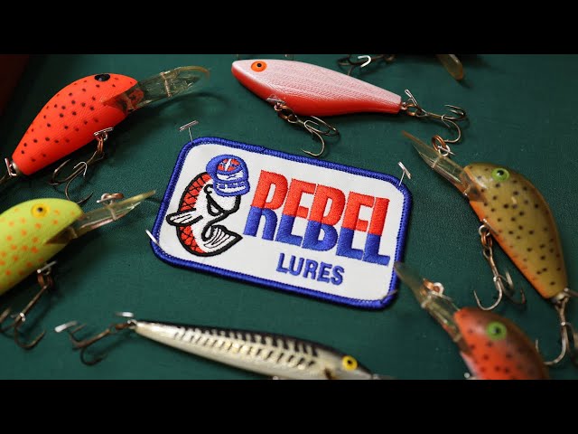 Check out this custom-built LURE DISPLAY case! (Rebel Lures)