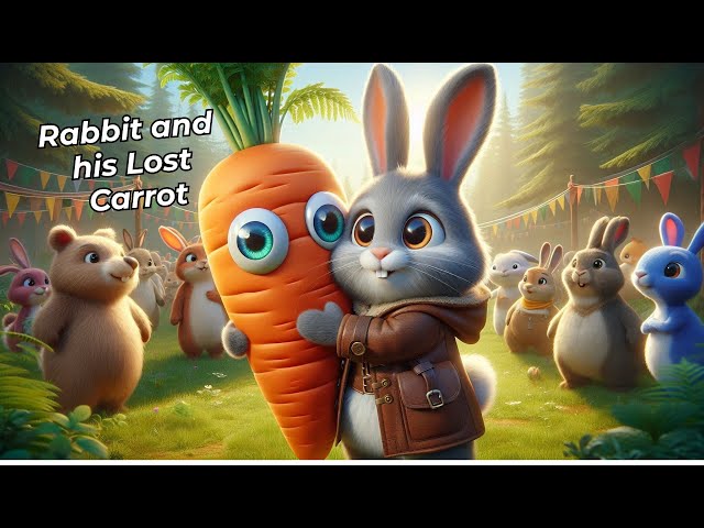 The Rabbit and His Lost Carrot | Kids English Moral Story | GoodNight Tales