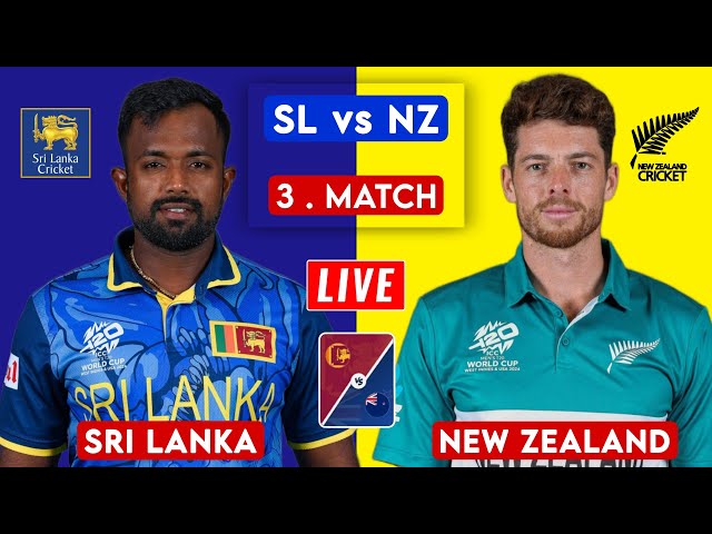 🔴 Live | New Zealand Vs Sri Lanka Live | 3RD ODI | Live Score & Commentary