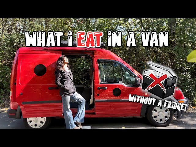 VanLife what i eat in a week (NO fridge + easy + realistic)